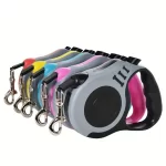 Fancy Retractable & Durable Dog Leash With Double Switch - Easy Control And Comfortable Grip