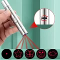 Cat Interactive Teaser Toy USB Charging Red Light Laser Pointer Multifunctional- Entertain and Exercise Your Indoor Cats and Dogs, Cat & Kitten Chase Toy