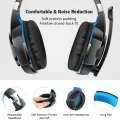 LED Luminous Deep Bass Gaming Headset Earphone with Noise Cancelling microphone, Soft Memory Earmuffs, Leather Earmuff, PC, PS5, PS4, PS4 Pro/Slim, Xbox One S/X, PSP, Laptop, Tablet, iPad, Mobile Phone