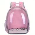 Travel In Style With Your Pet! Transparent Space Capsule Design Pet Backpack Pet Travel Carrier For Dog & Cat For Outdoor Adventures!