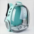 Travel In Style With Your Pet! Transparent Space Capsule Design Pet Backpack Pet Travel Carrier For Dog & Cat For Outdoor Adventures!