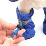 【4pcs】Waterproof Dog Shoes For Small Dogs - Protect Your Pet's Paws, Paw Protector for Summer Hot Pavement, Winter Snowy Day, Outdoor Walking, Indoor Hardfloors