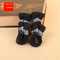 【4pcs】Waterproof Dog Shoes For Small Dogs - Protect Your Pet's Paws, Paw Protector for Summer Hot Pavement, Winter Snowy Day, Outdoor Walking, Indoor Hardfloors