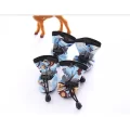 【4pcs】Waterproof Dog Shoes For Small Dogs - Protect Your Pet's Paws, Paw Protector for Summer Hot Pavement, Winter Snowy Day, Outdoor Walking, Indoor Hardfloors